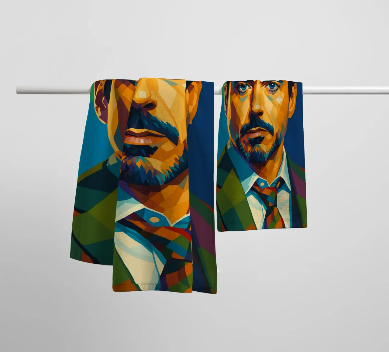 robert downey jr retro pop art wpap serviette de bain de aiswa
