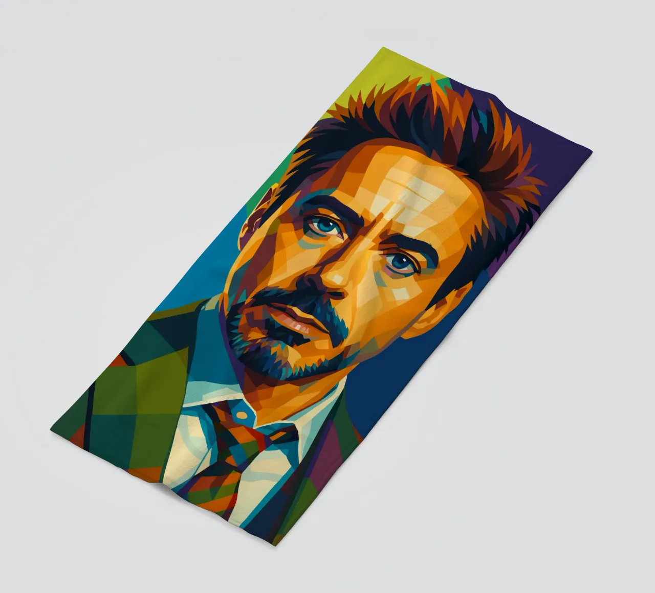 robert downey jr retro pop art wpap telo mare da aiswa