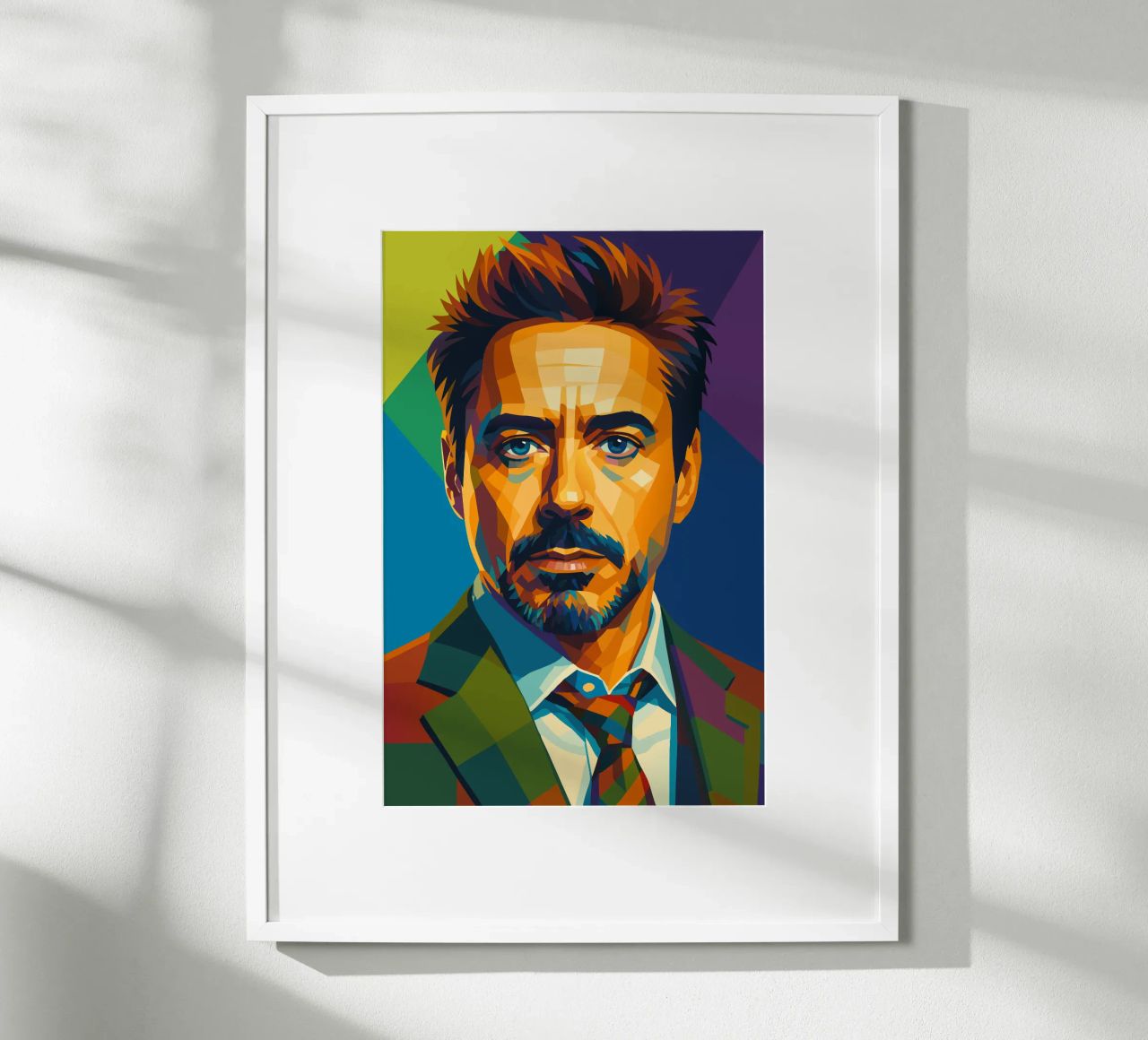 robert downey jr retro pop art wpap poster by aiswa