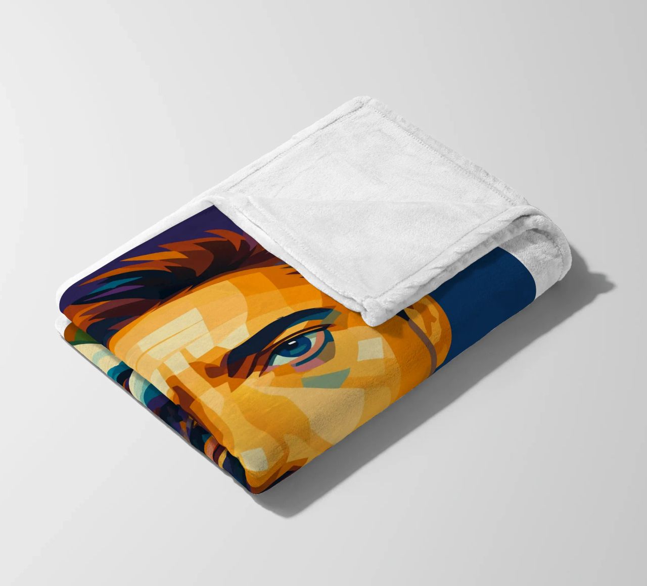 robert downey jr retro pop art wpap fleece blanket by aiswa
