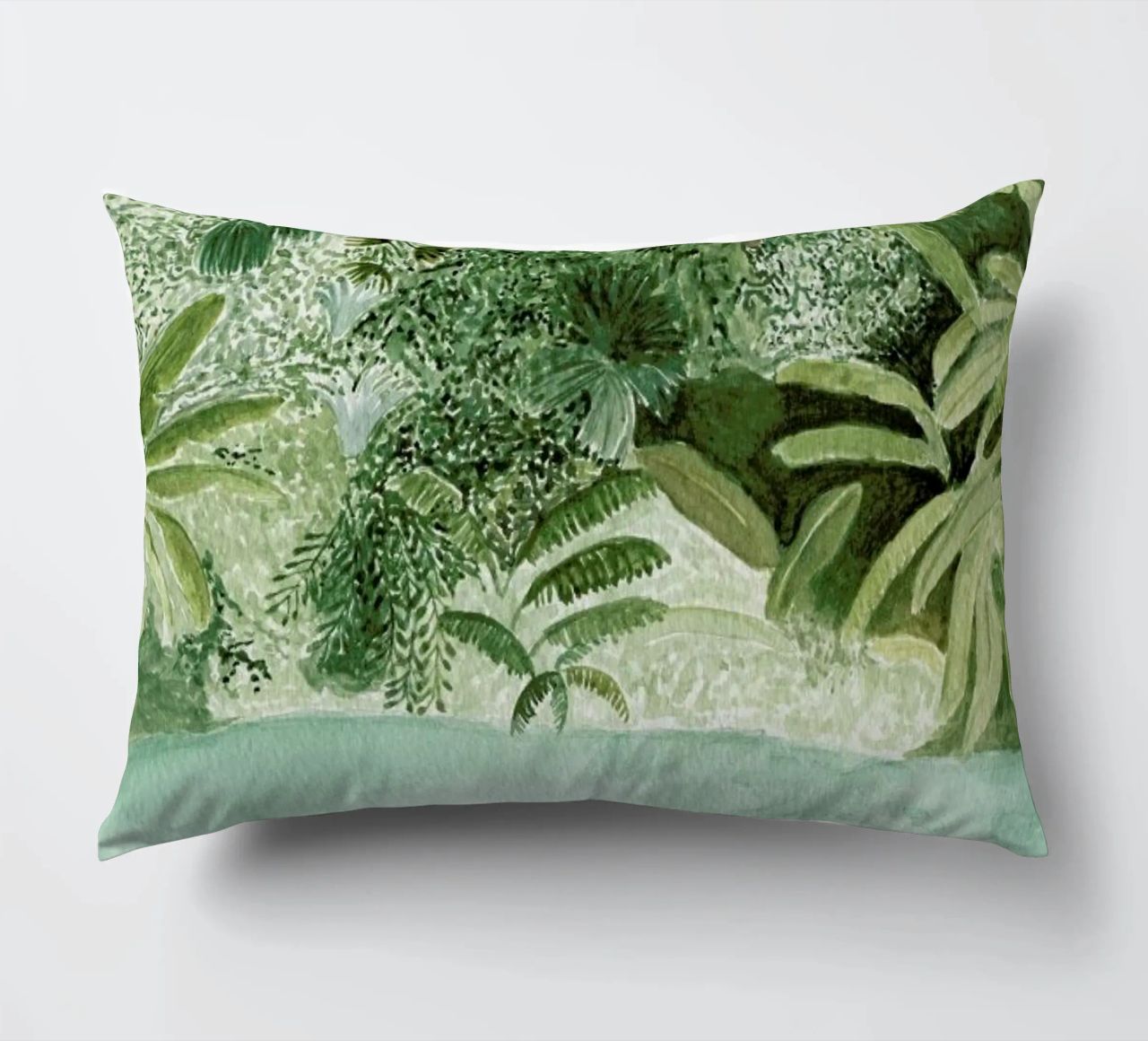 Bathing Girl decorative cushion by Isabelle Vandeplassche