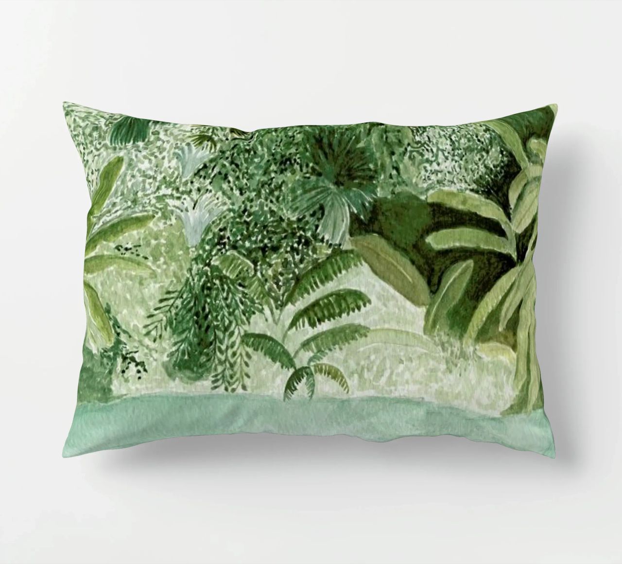 Bathing Girl decorative cushion by Isabelle Vandeplassche