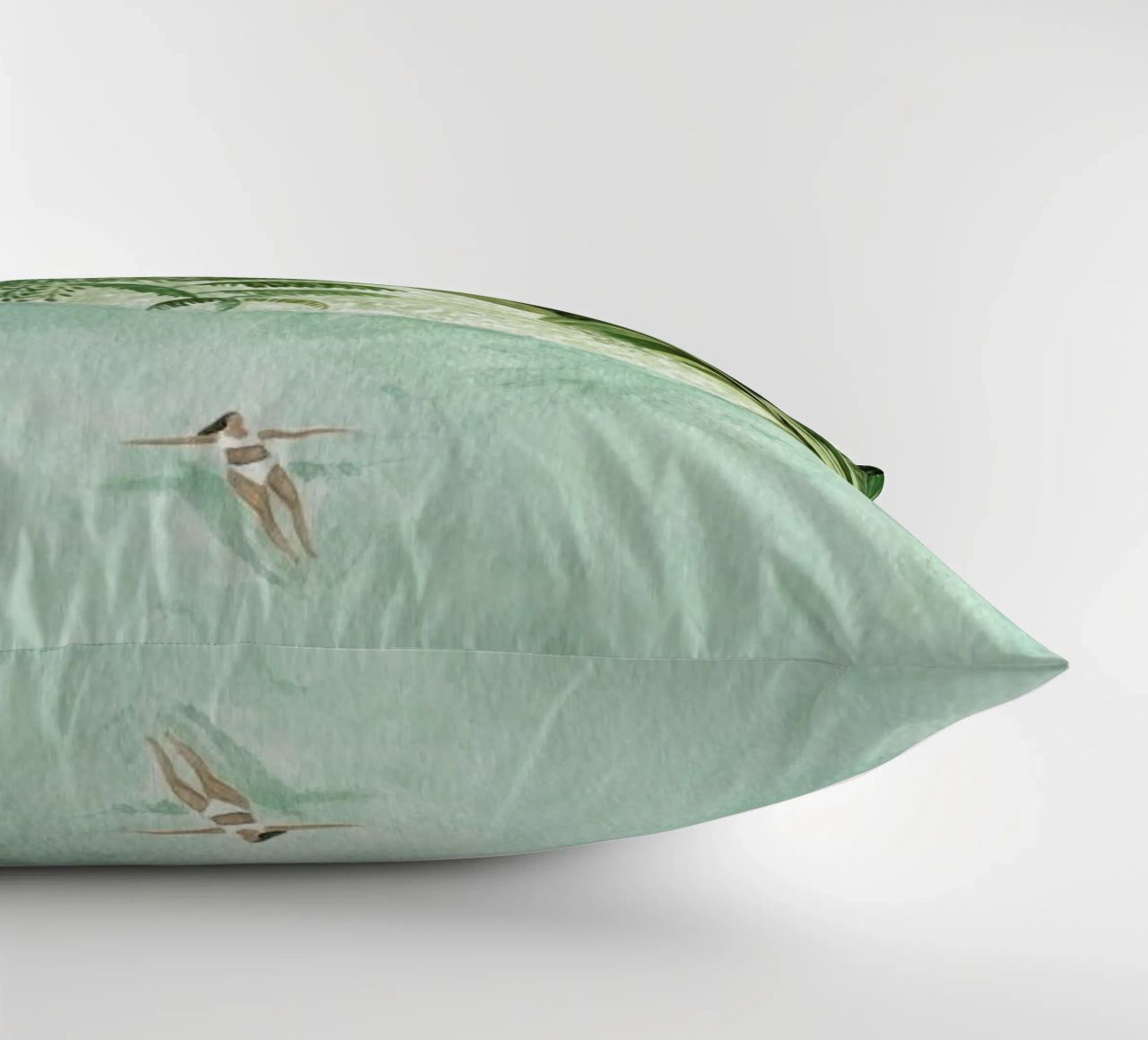 Bathing Girl decorative cushion by Isabelle Vandeplassche