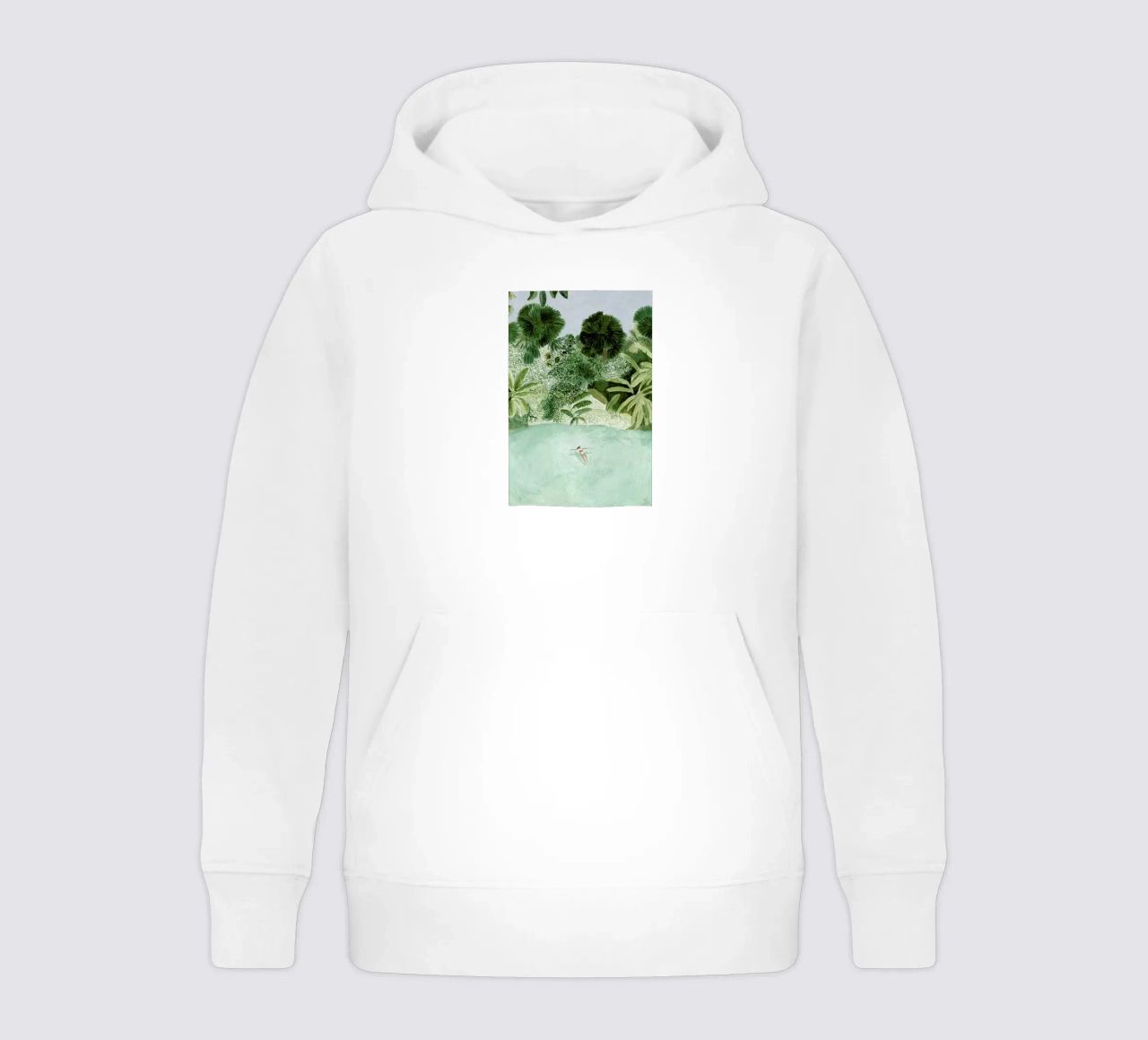 Bathing Girl Kinder Hoodie von Isabelle Vandeplassche