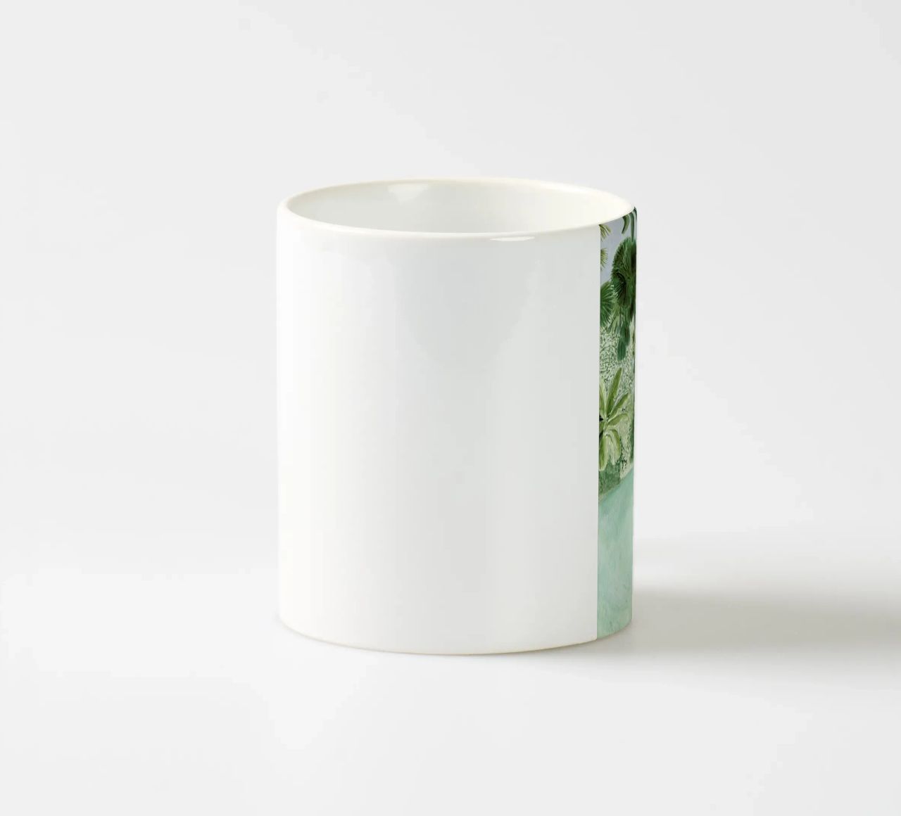 Bathing Girl Keramik Tasse von Isabelle Vandeplassche