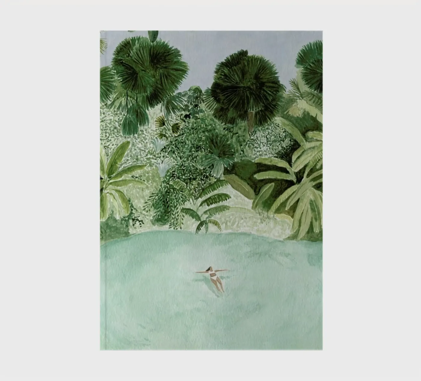 Bathing Girl notebook by Isabelle Vandeplassche