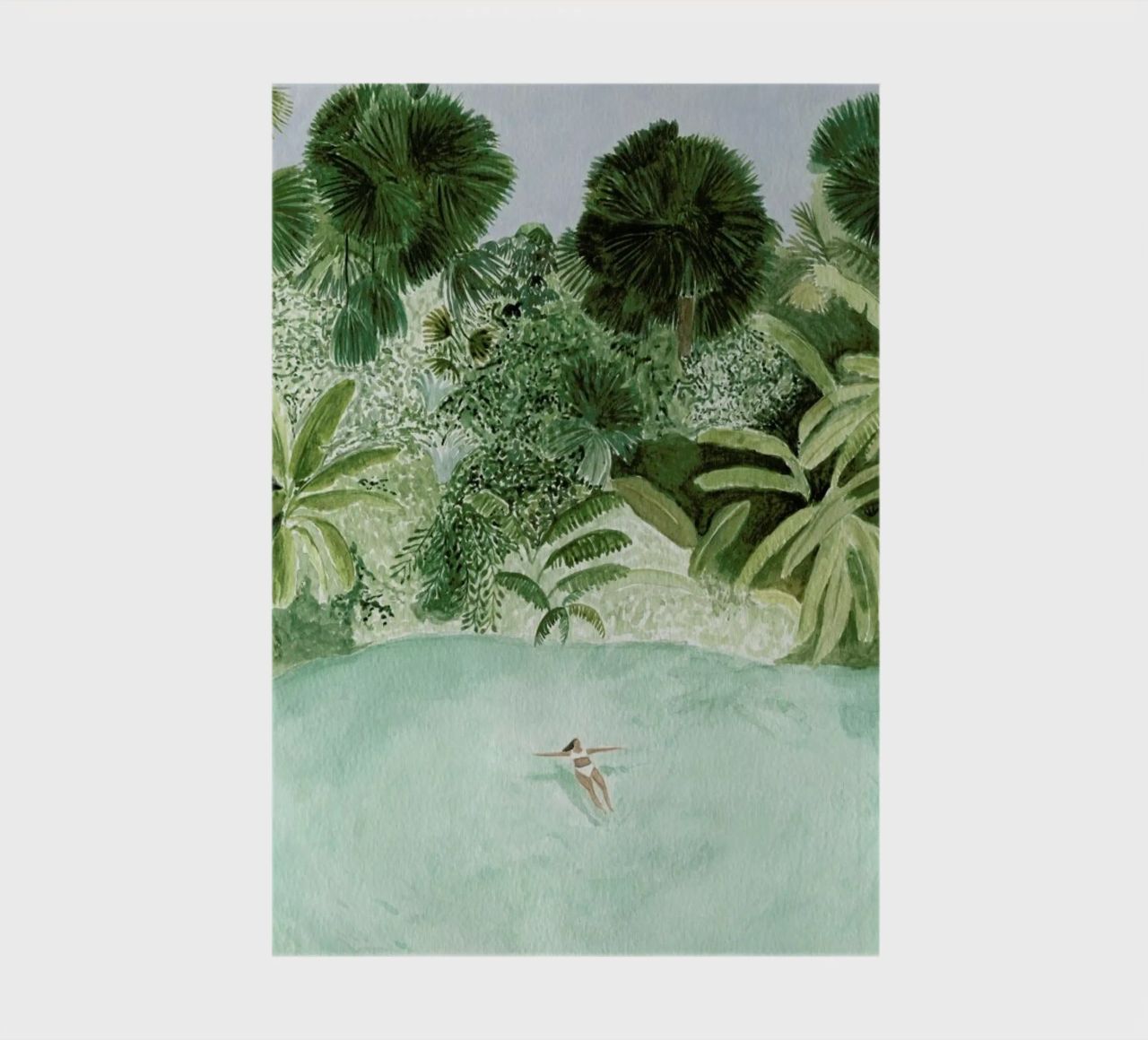 Bathing Girl carnet de notes de Isabelle Vandeplassche