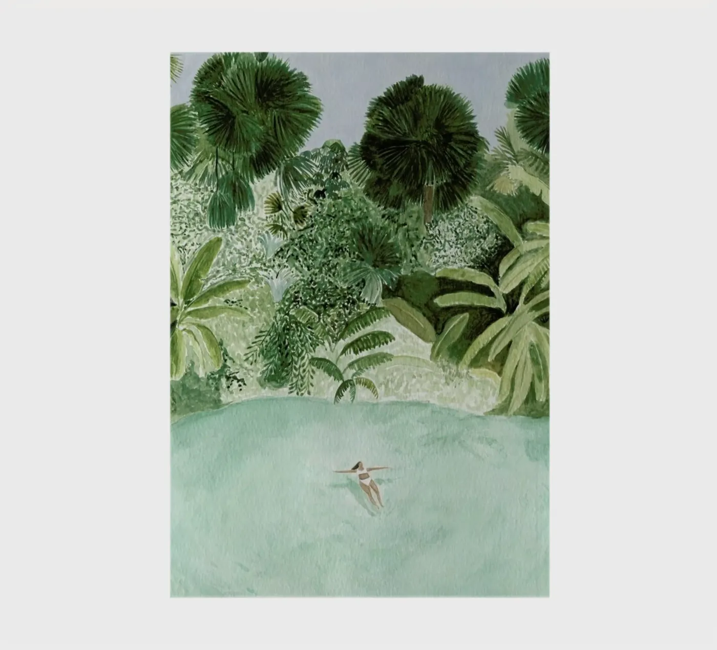 Bathing Girl notebook by Isabelle Vandeplassche