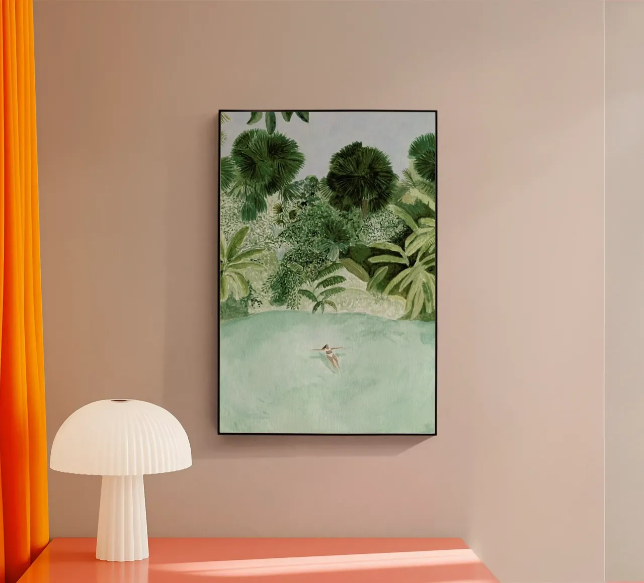 Bathing Girl plexiglass da Isabelle Vandeplassche