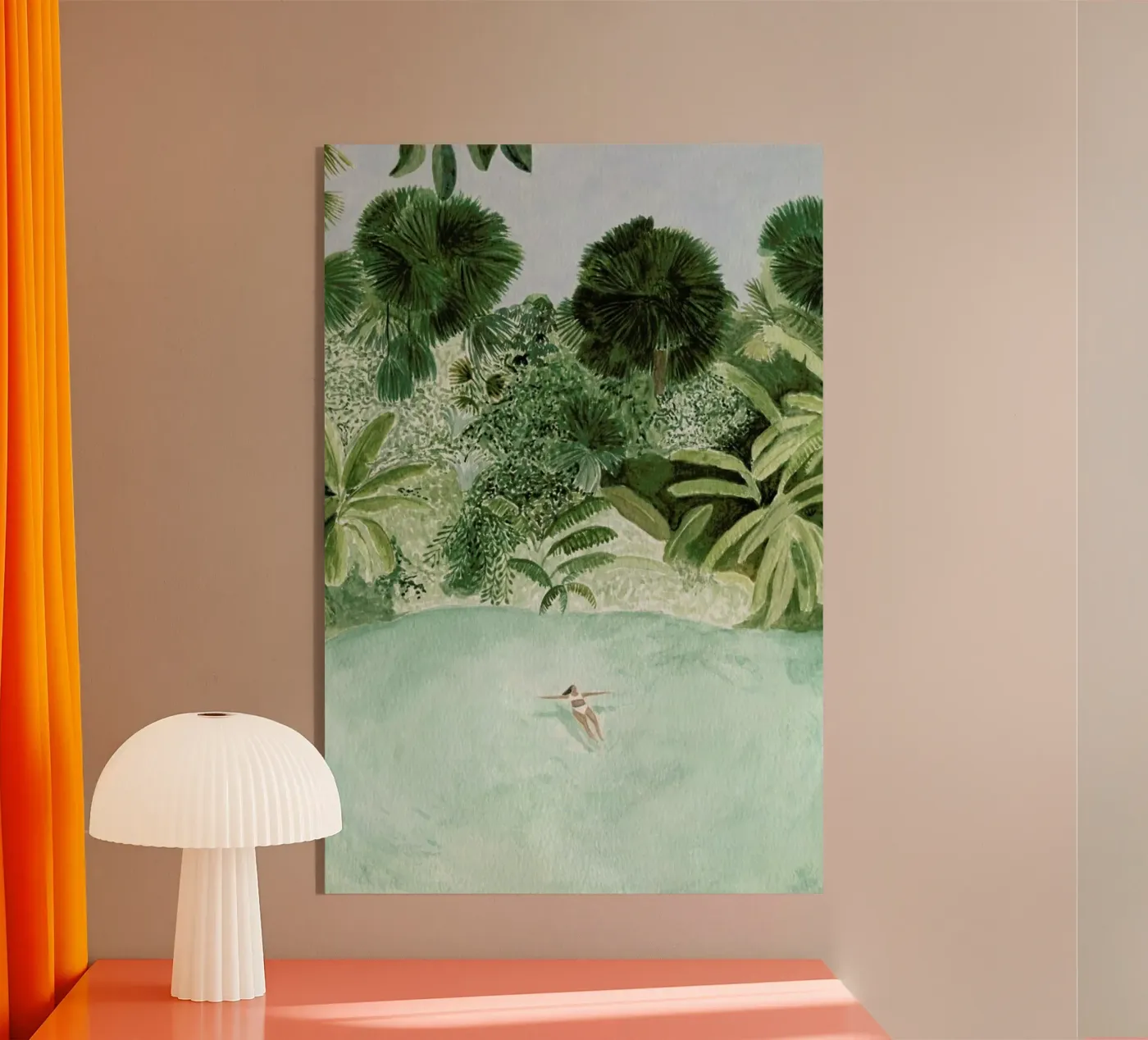 Bathing Girl plexiglass da Isabelle Vandeplassche