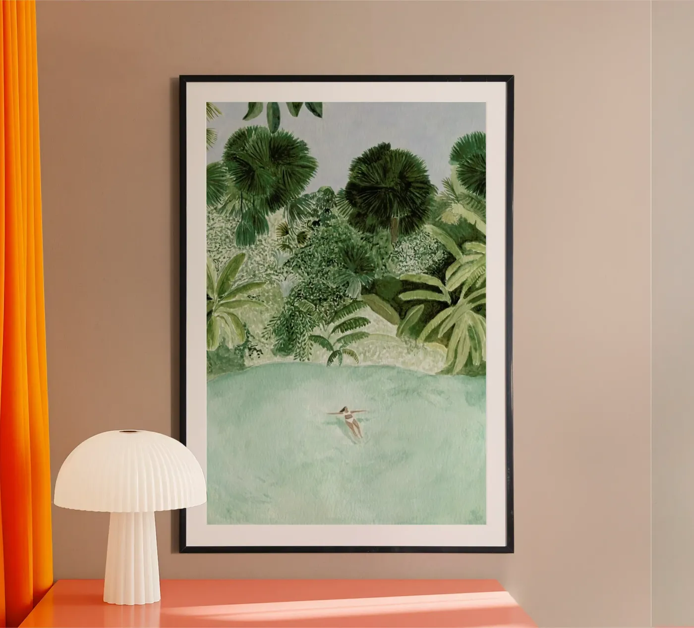 Bathing Girl poster de Isabelle Vandeplassche