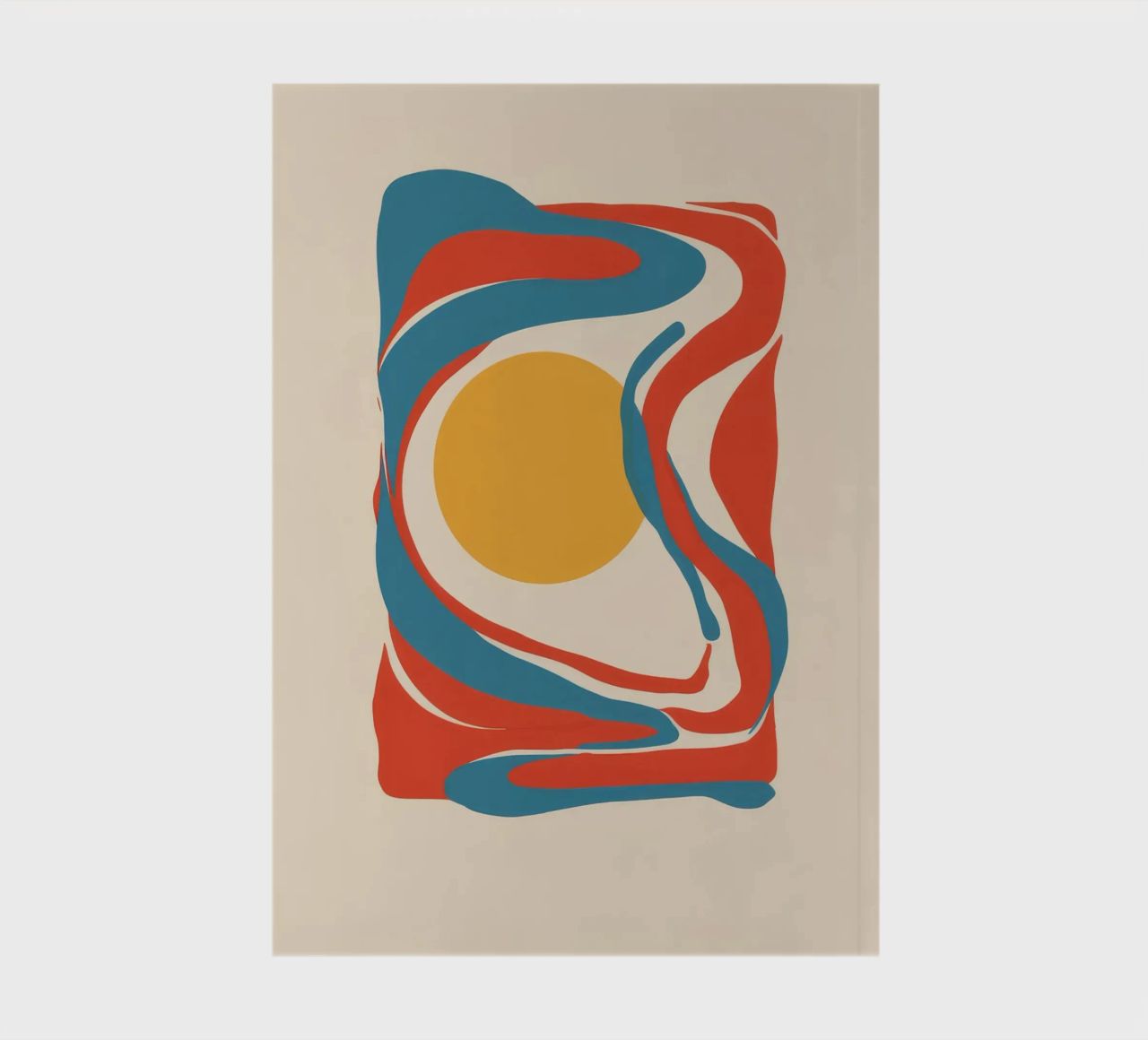 Primordial Shape Abstract notebook by Stone Patina