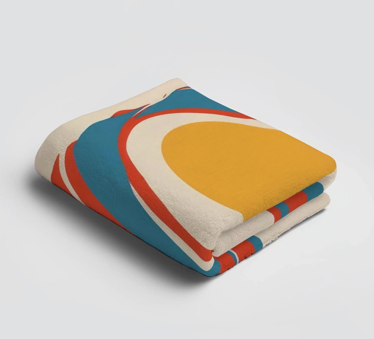Primordial Shape Abstract towel by Stone Patina