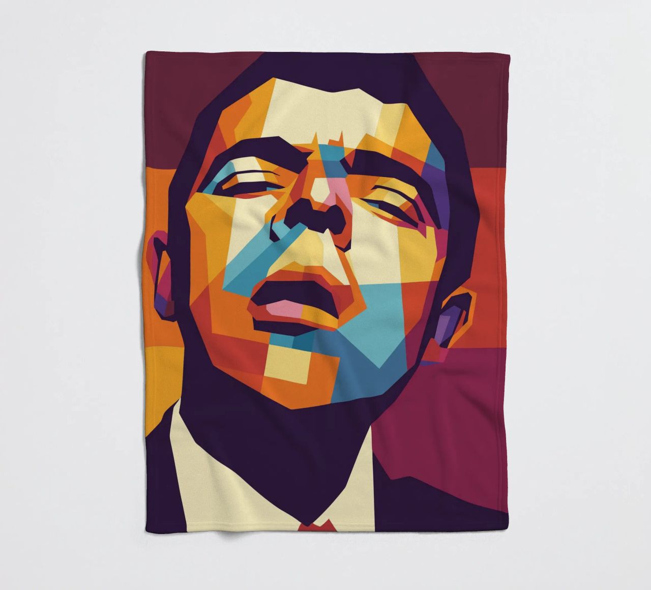 rowan atkinson retro pop art wpap coperta in pile da aiswa