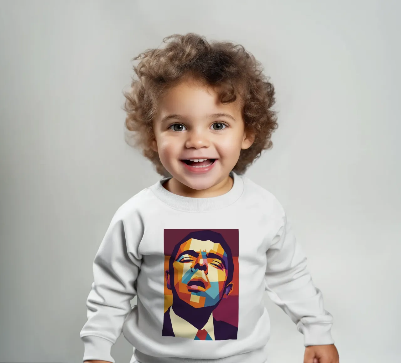 rowan atkinson retro pop art wpap sudadera de bebé de aiswa