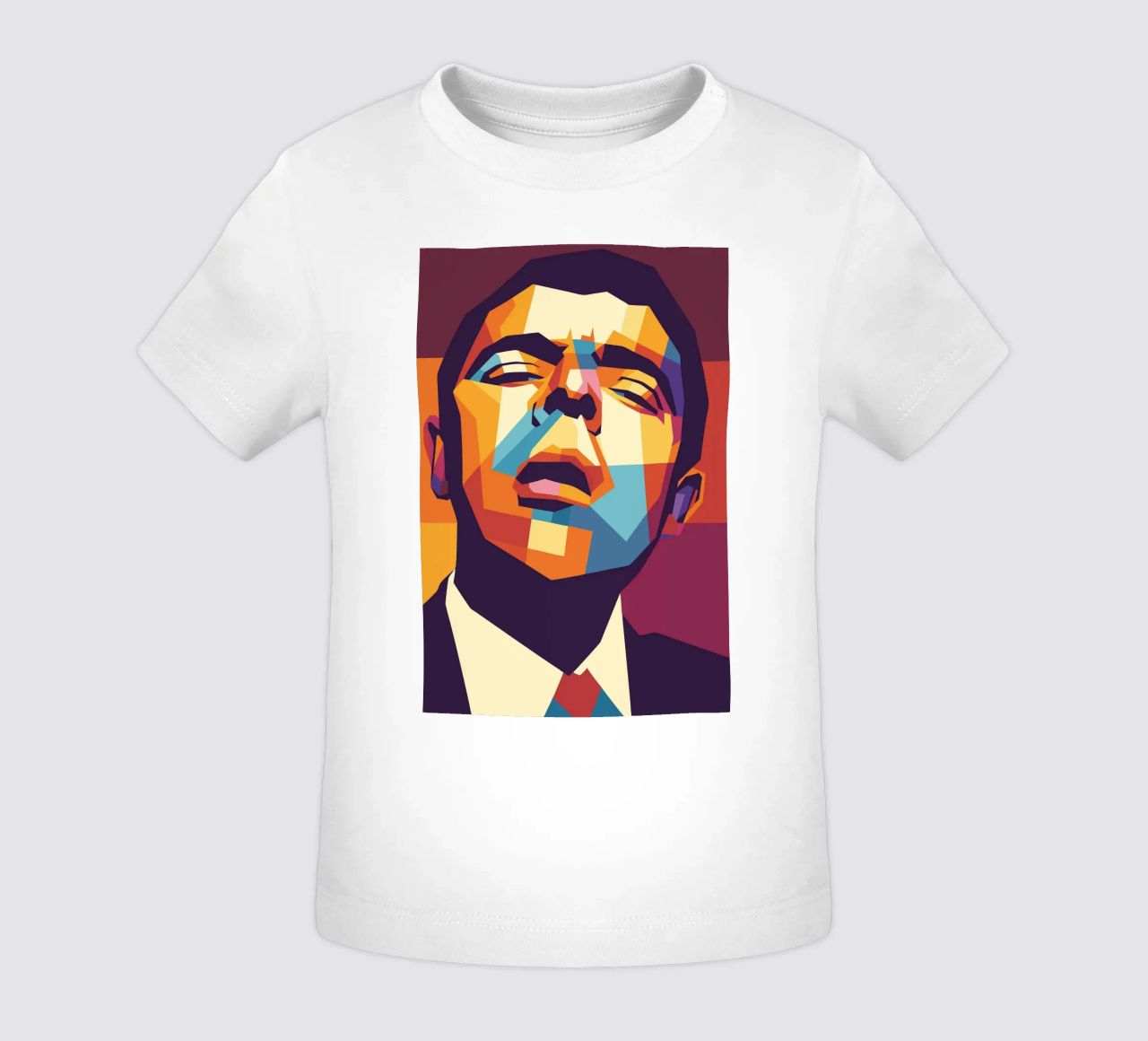 rowan atkinson retro pop art wpap maglietta neonato da aiswa