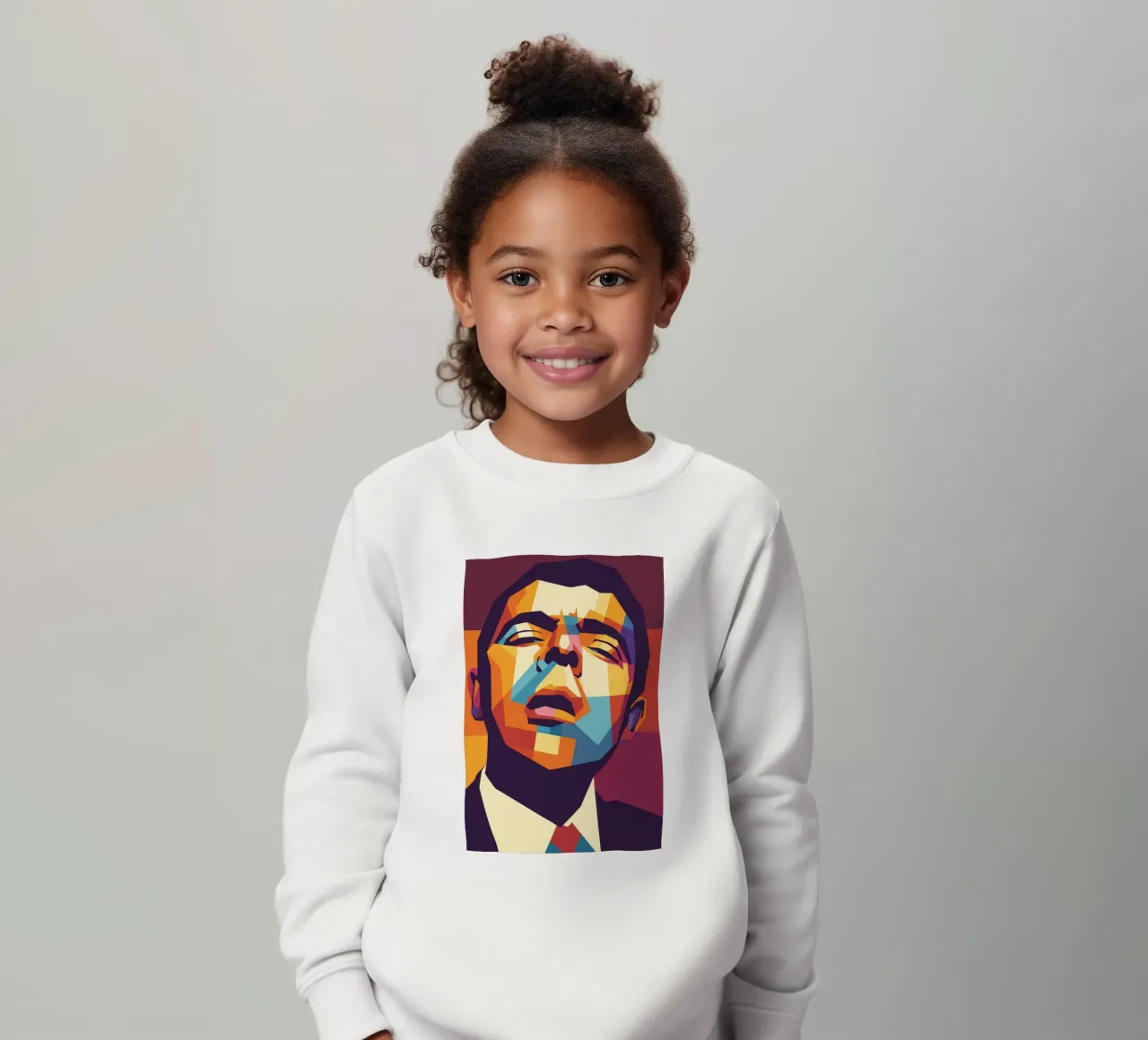 rowan atkinson retro pop kunst wpap Kinder Sweatshirt von aiswa