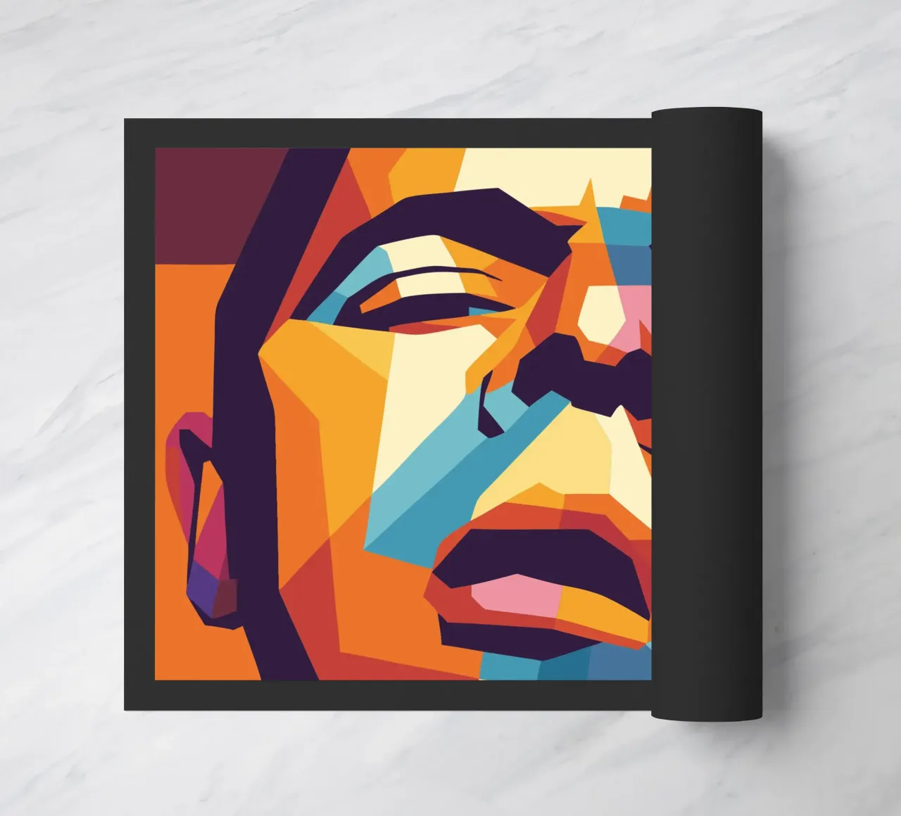 rowan atkinson retro pop art wpap zerbino da aiswa