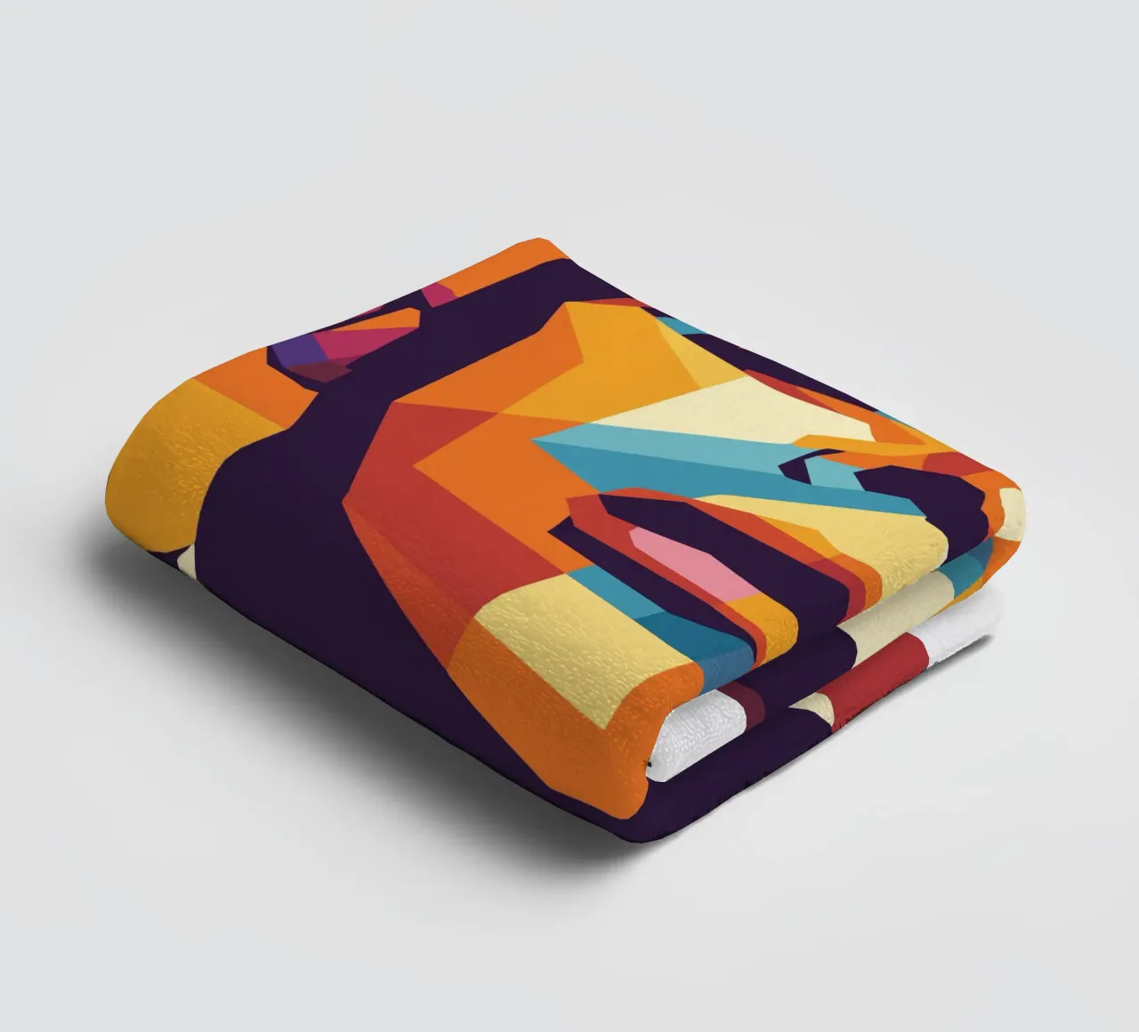 rowan atkinson retro pop art wpap towel by aiswa