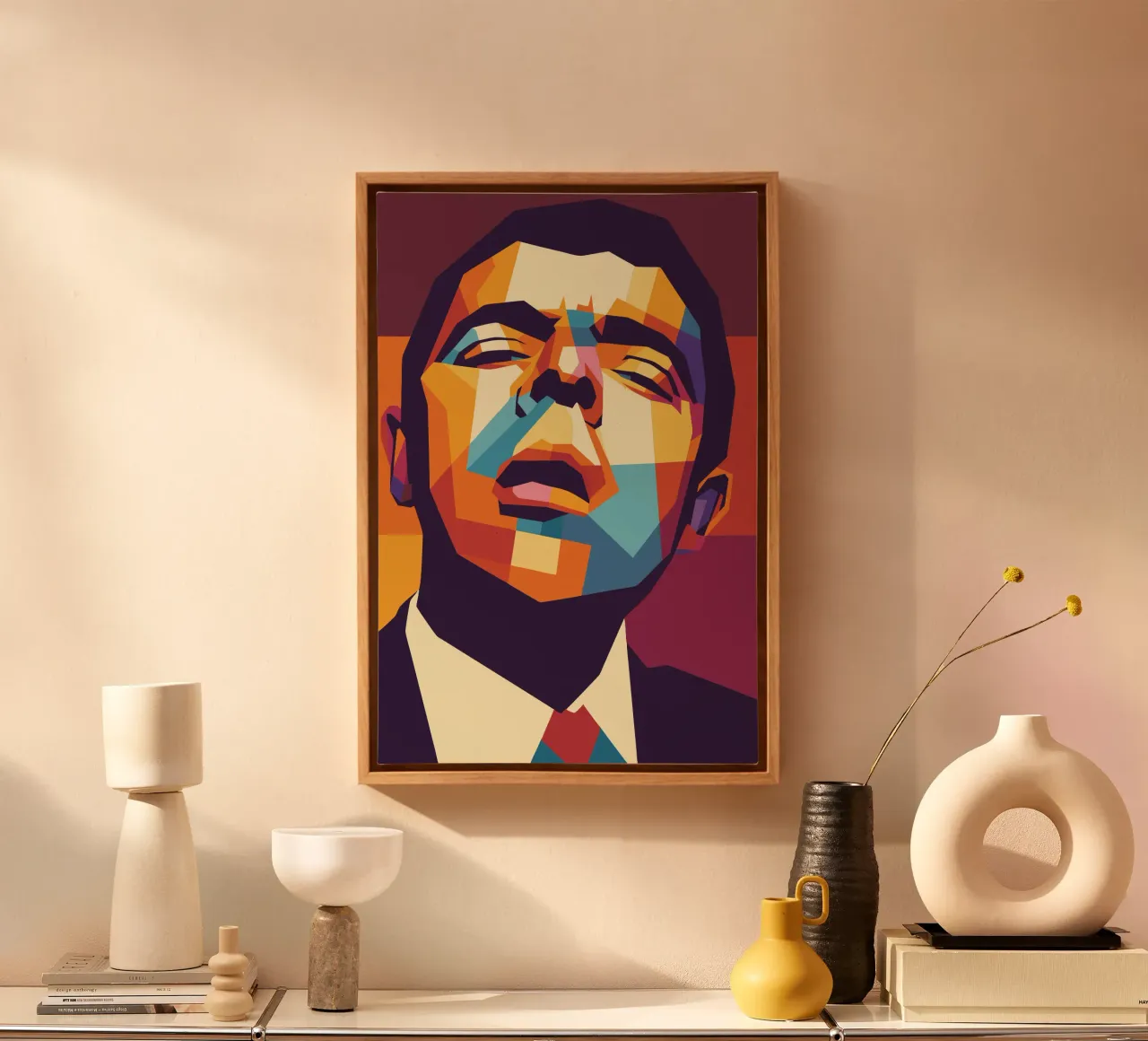 rowan atkinson retro pop art wpap canvas by aiswa