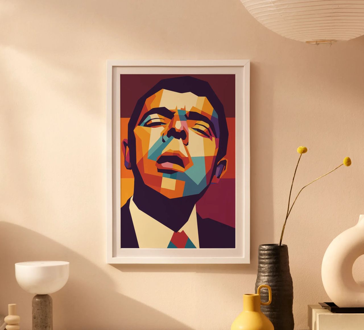 rowan atkinson retro pop art wpap poster de aiswa