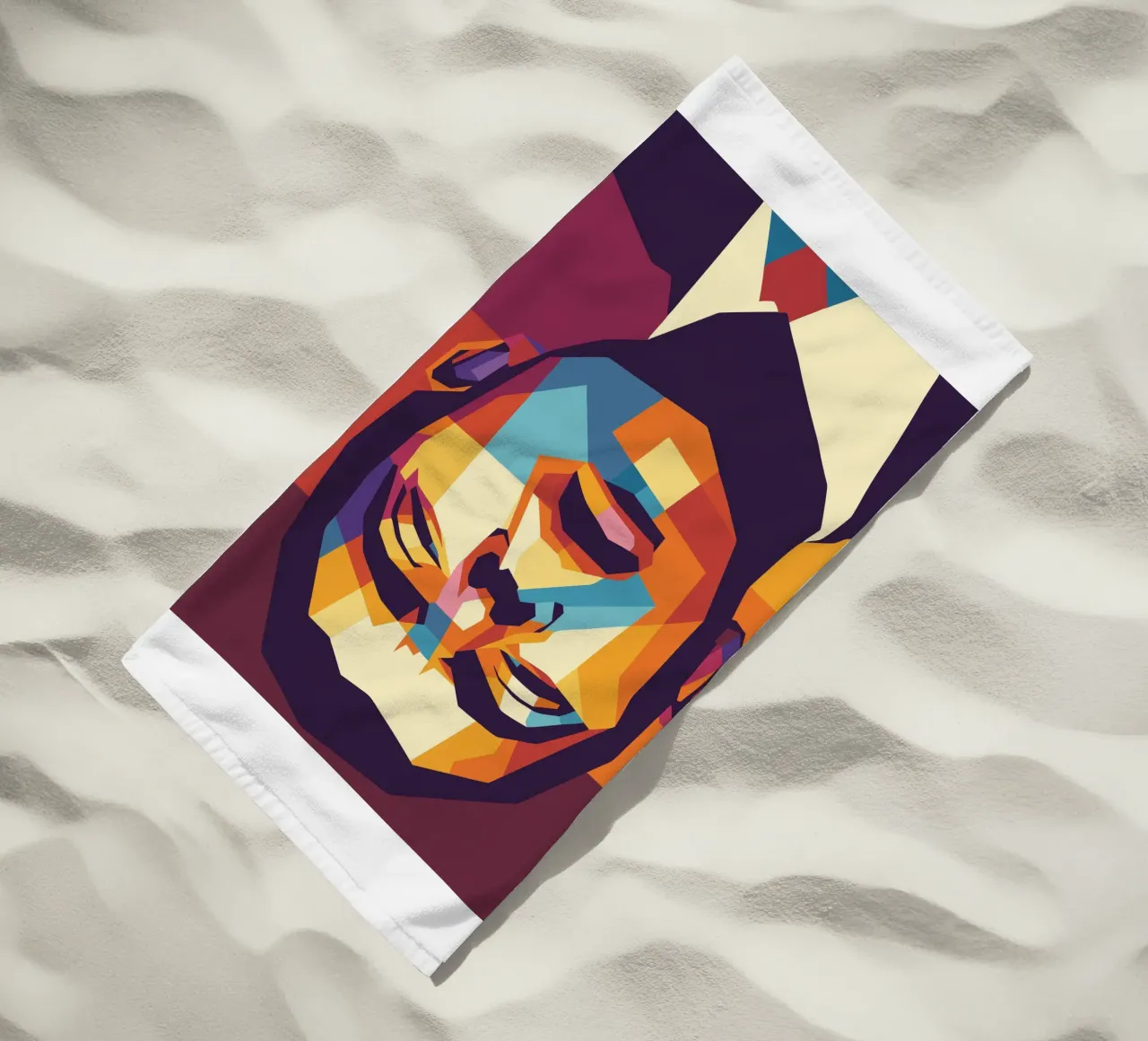 rowan atkinson retro pop art wpap telo mare da aiswa