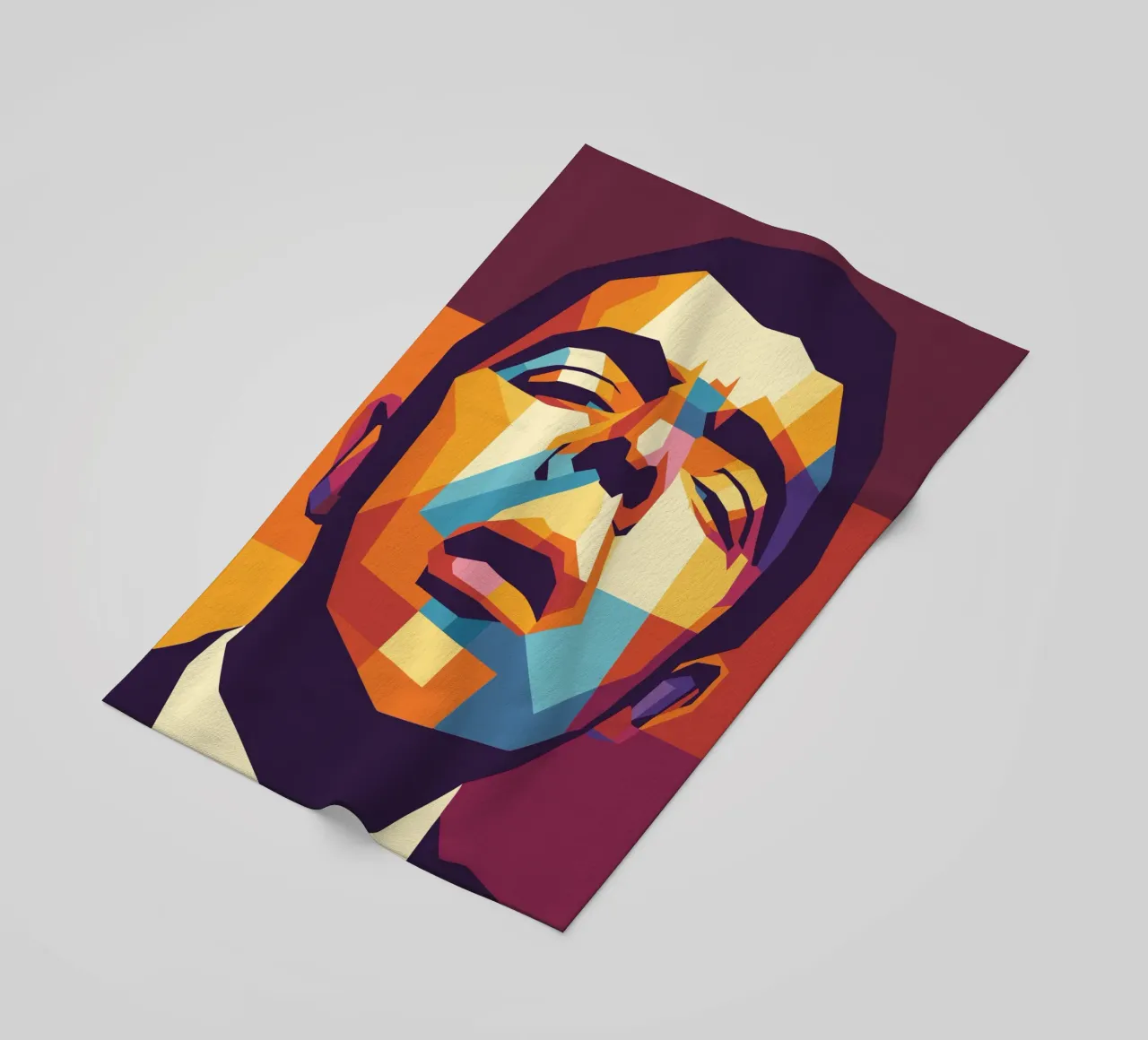 rowan atkinson retro pop art wpap telo mare da aiswa
