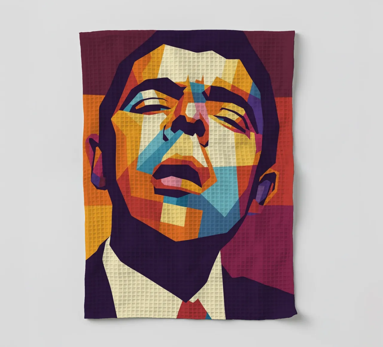 rowan atkinson retro pop art wpap canovaccio da cucina da aiswa