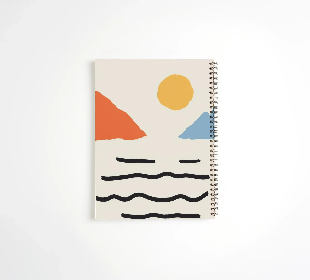 Fragmented Sea Horizon spiral notebook by Stone Patina