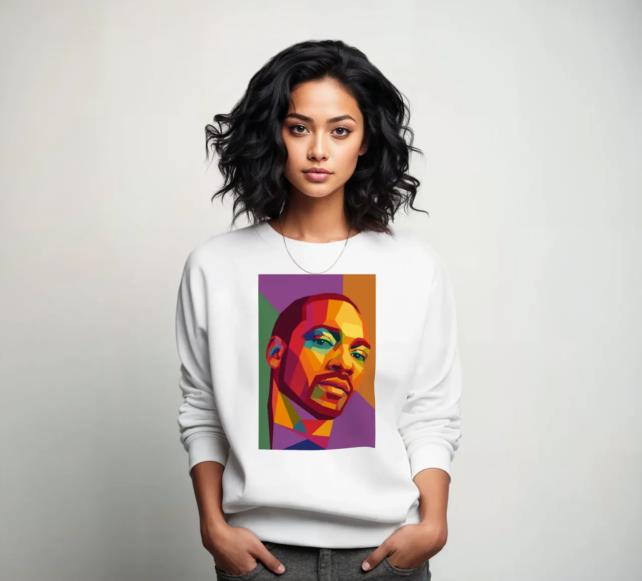 snoop retro pop art wpap felpa da aiswa