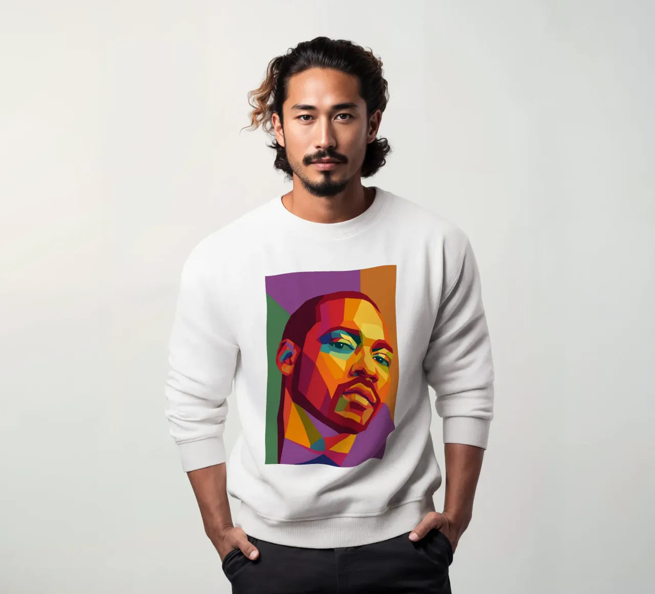 snoop retro pop art wpap felpa da aiswa