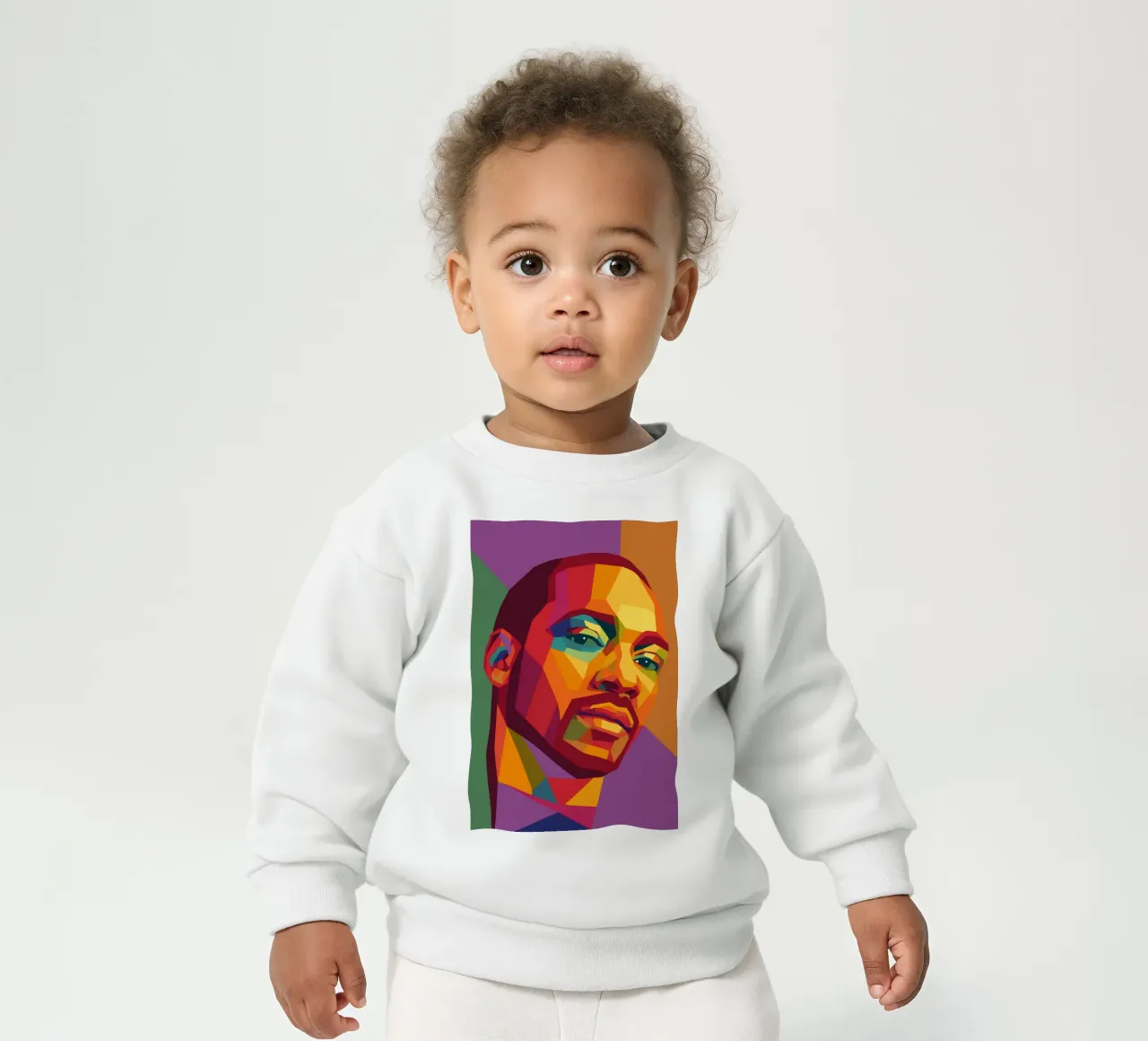 snoop retro pop art wpap felpa neonato da aiswa