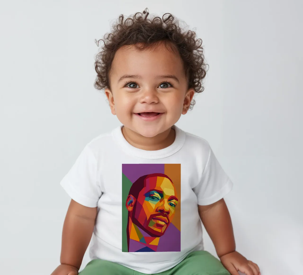 snoop retro pop art wpap maglietta neonato da aiswa