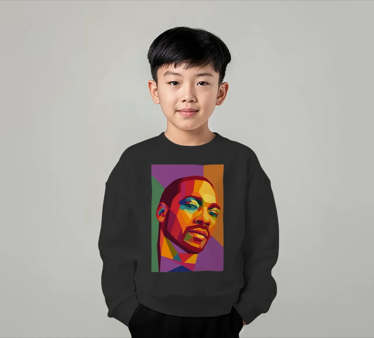 snoop retro pop art wpap felpa bambino da aiswa