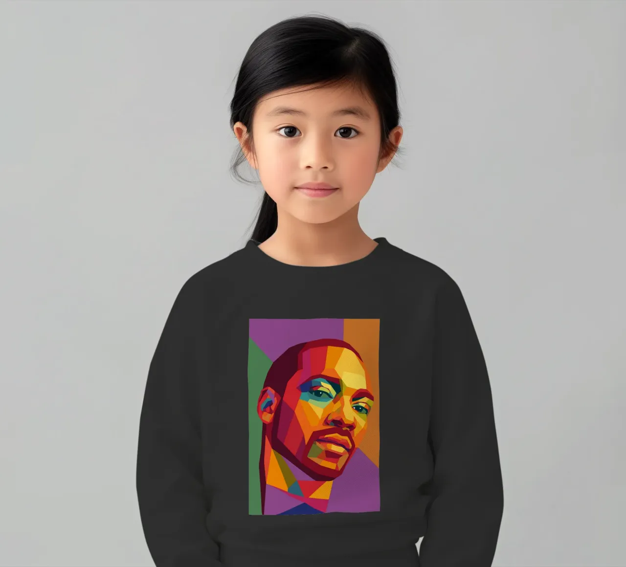 snoop retro pop art wpap felpa bambino da aiswa