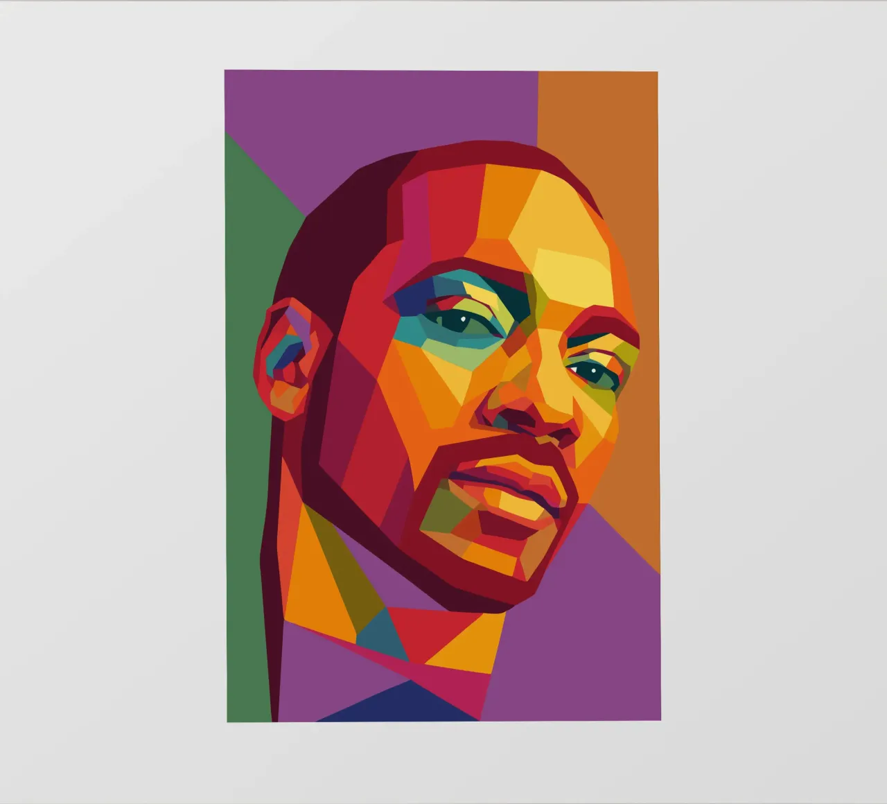 snoop retro pop art wpap pellicola backlit da aiswa