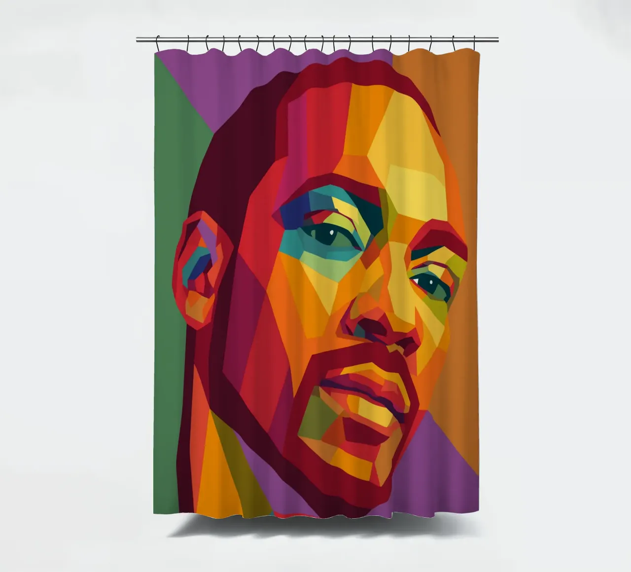 snoop retro pop art wpap tenda da doccia da aiswa