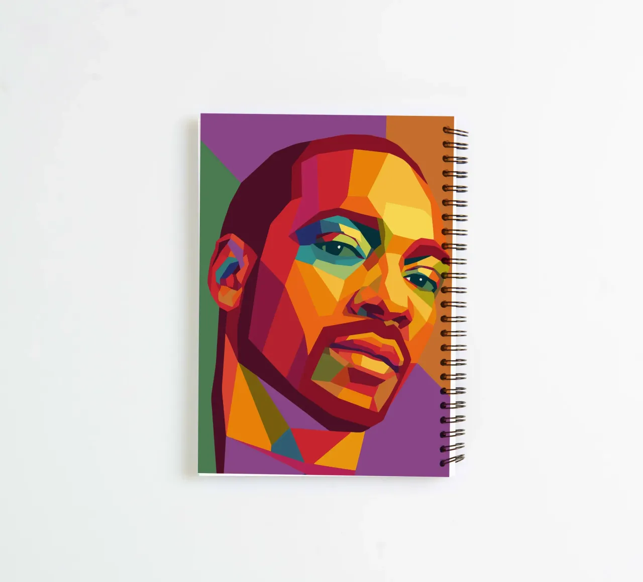 snoop retro pop art wpap spiral notebook by aiswa