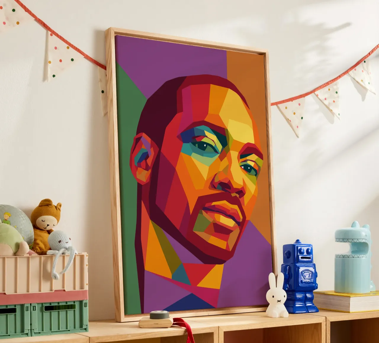 snoop retro pop art wpap tela da aiswa