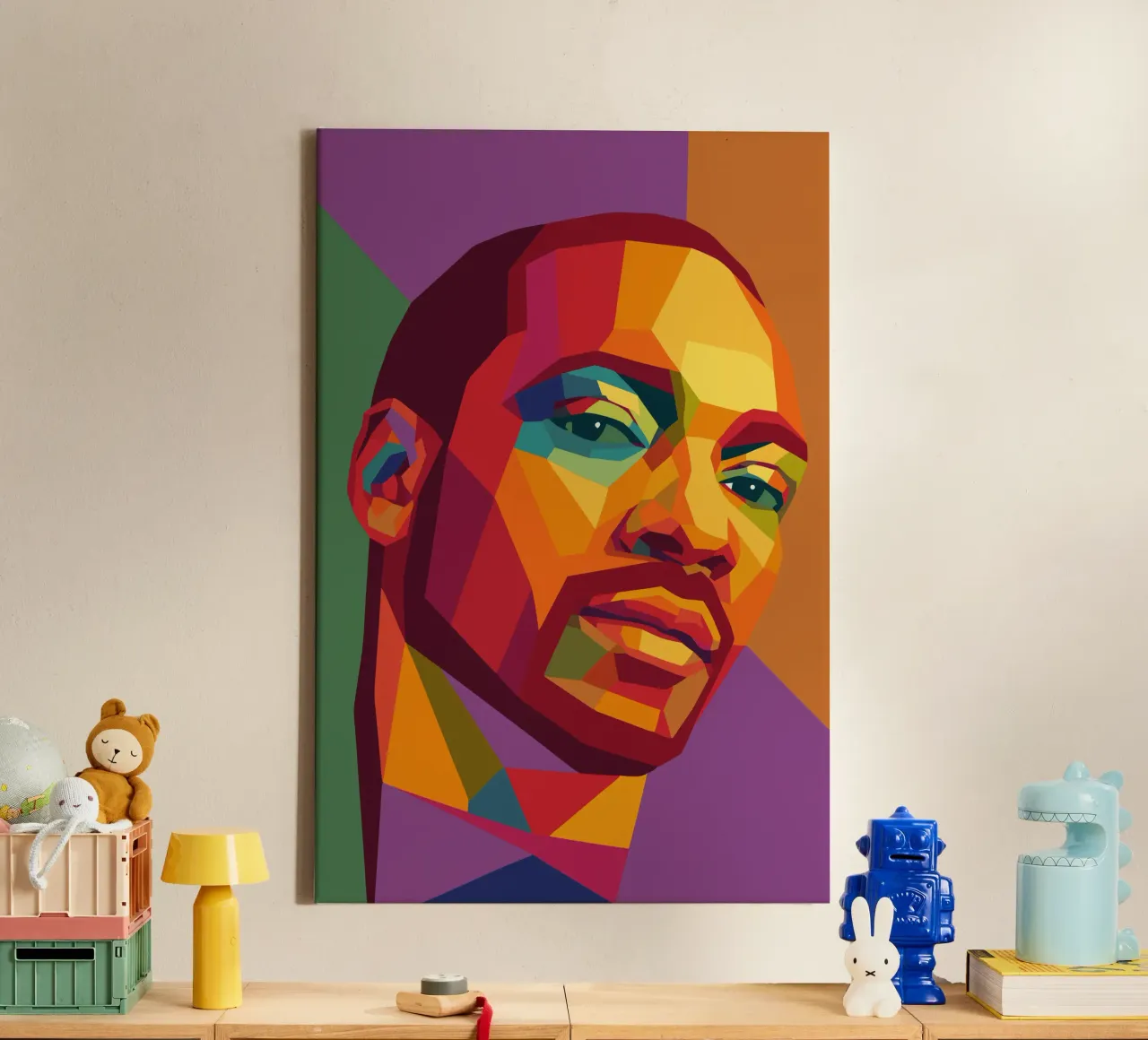 snoop retro pop art wpap tela da aiswa
