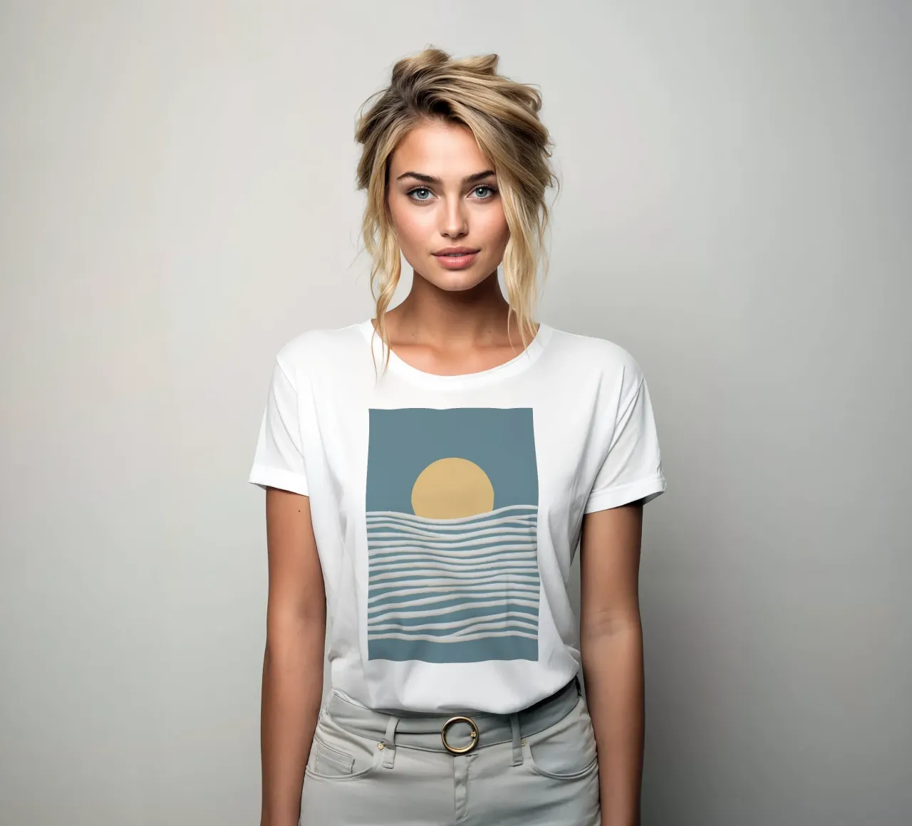 Golden Wave Cadence t-shirt ajusté pour femmes de Stone Patina