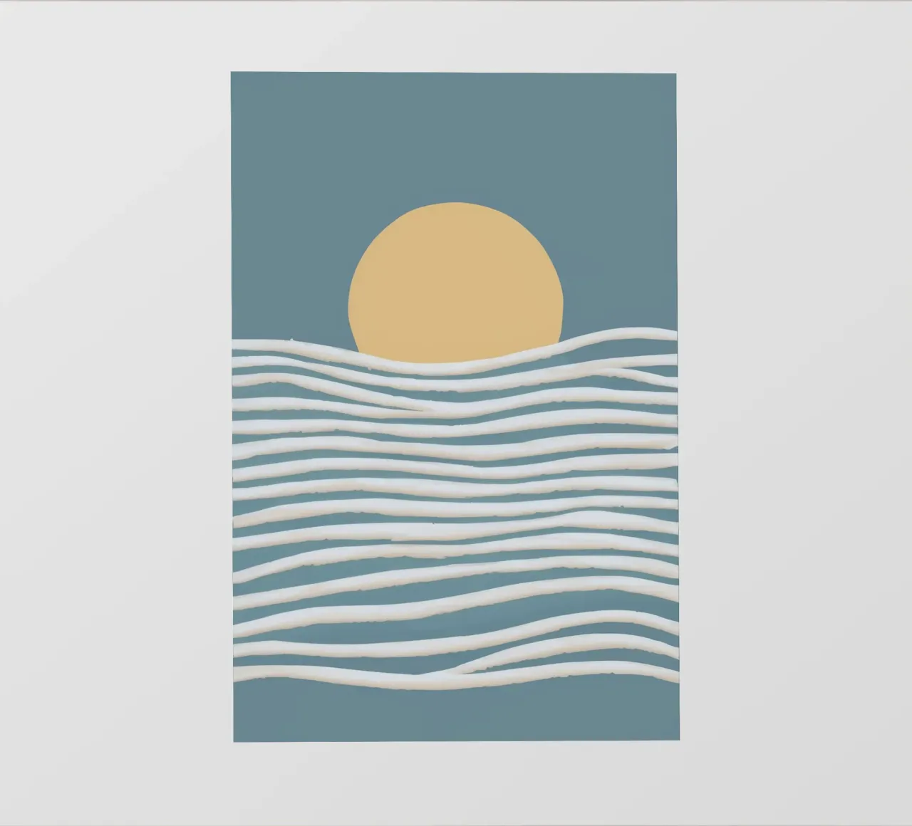Golden Wave Cadence photo wallpaper by Stone Patina