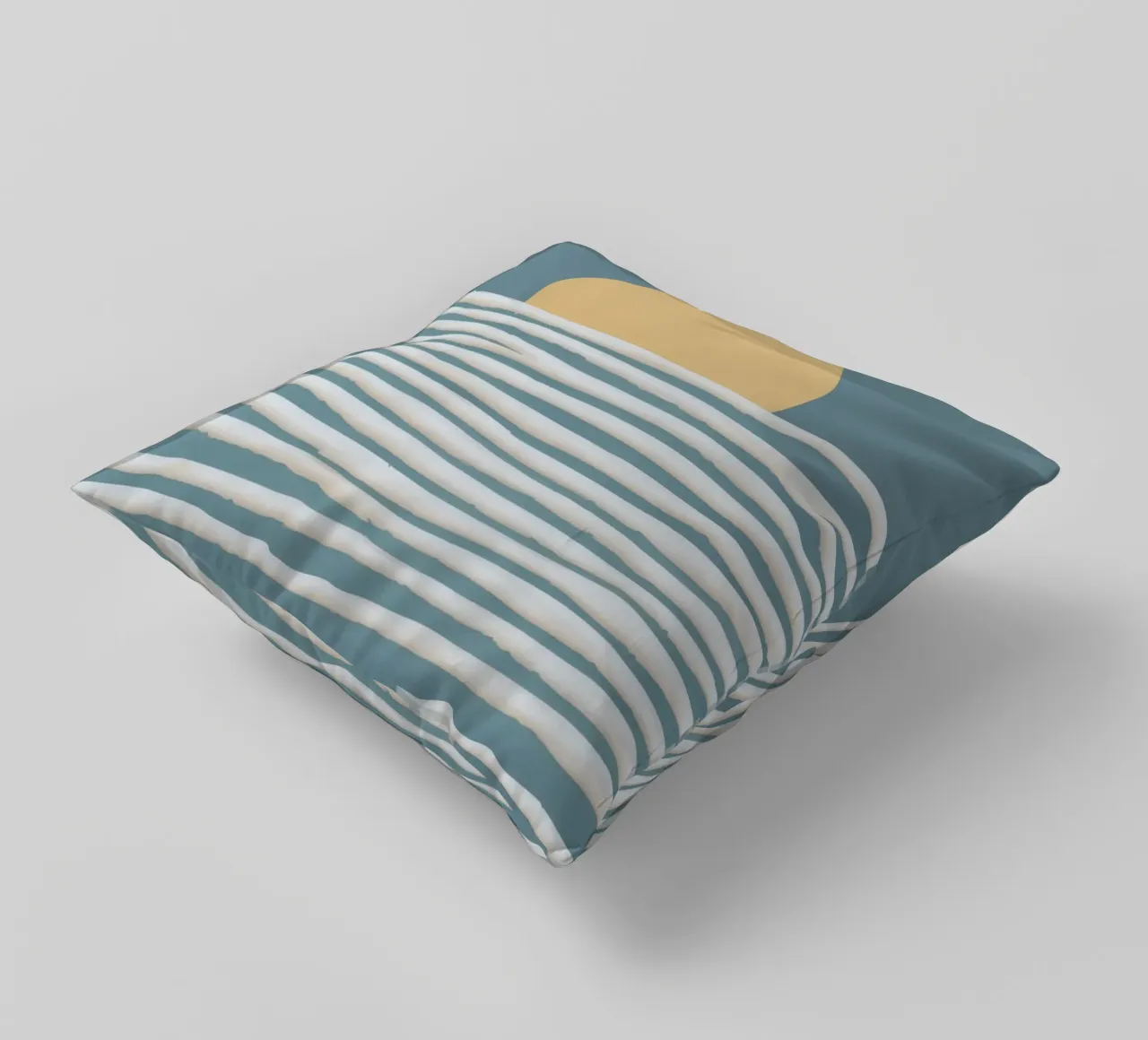 Golden Wave Cadence coussin de Stone Patina