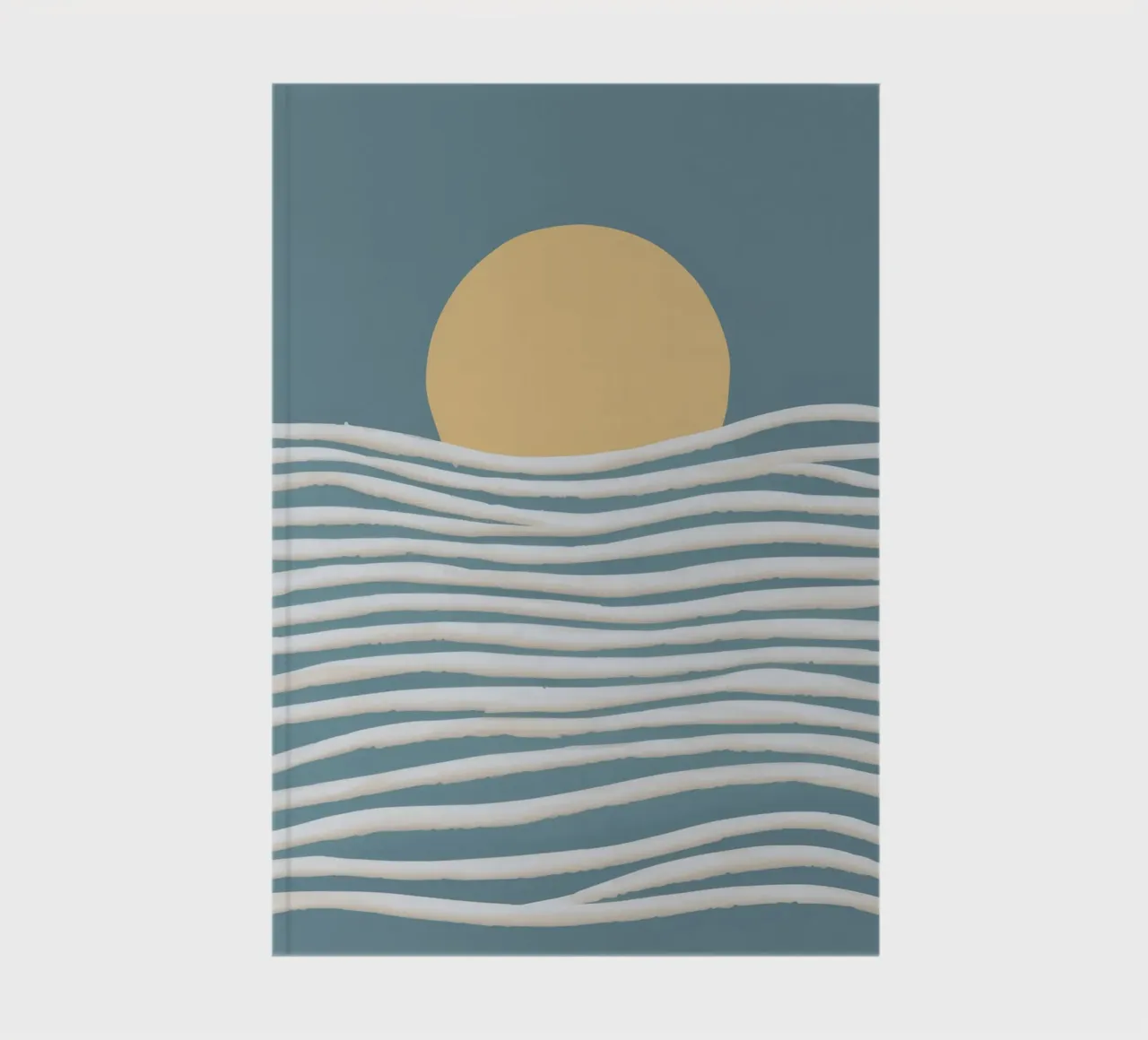 Golden Wave Cadence notebook by Stone Patina