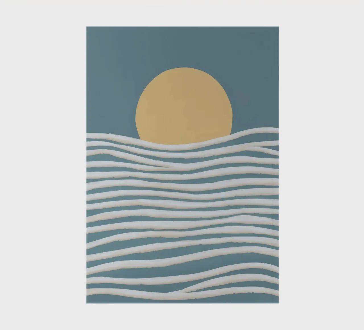 Golden Wave Cadence notebook by Stone Patina