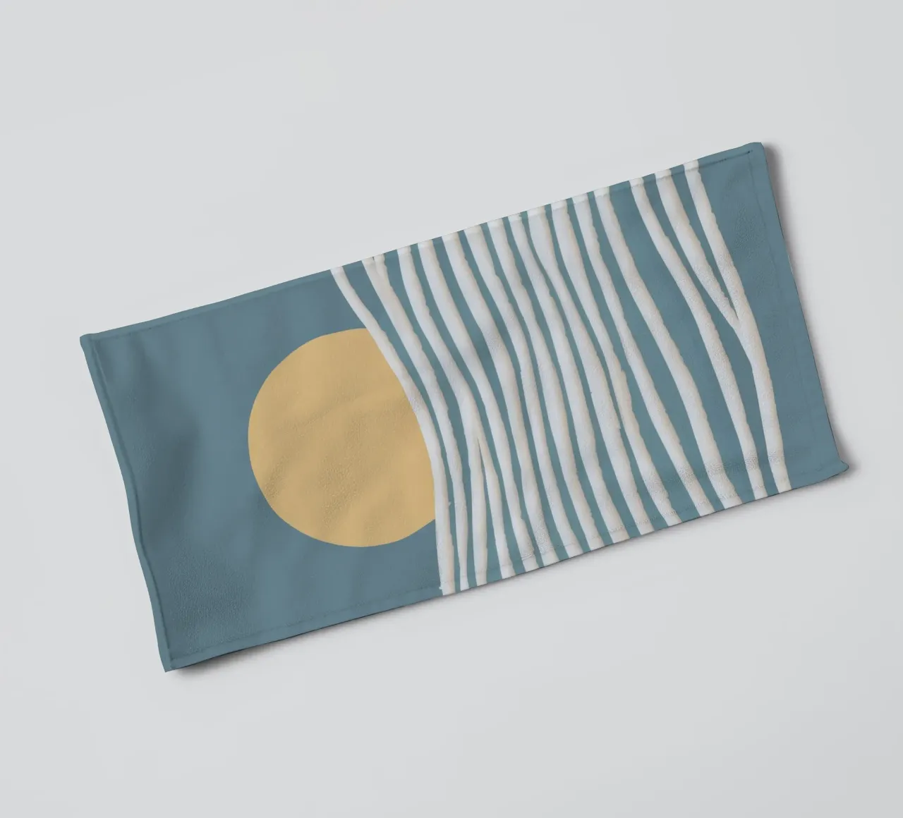 Golden Wave Cadence towel by Stone Patina