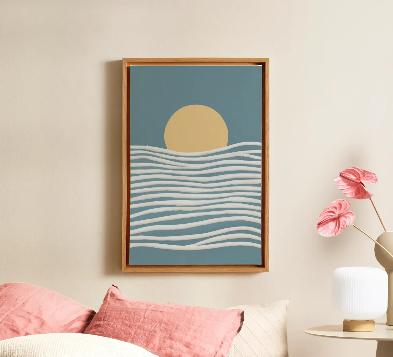 Golden Wave Cadence canvas by Stone Patina