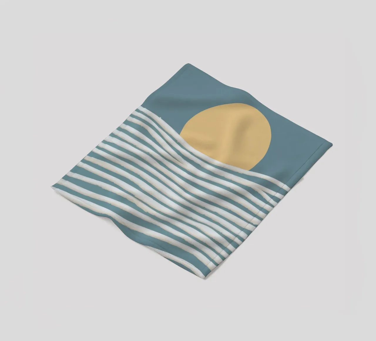 Golden Wave Cadence Fleecedecke von Stone Patina