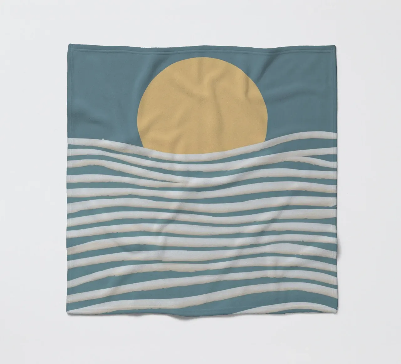 Golden Wave Cadence Fleecedecke von Stone Patina