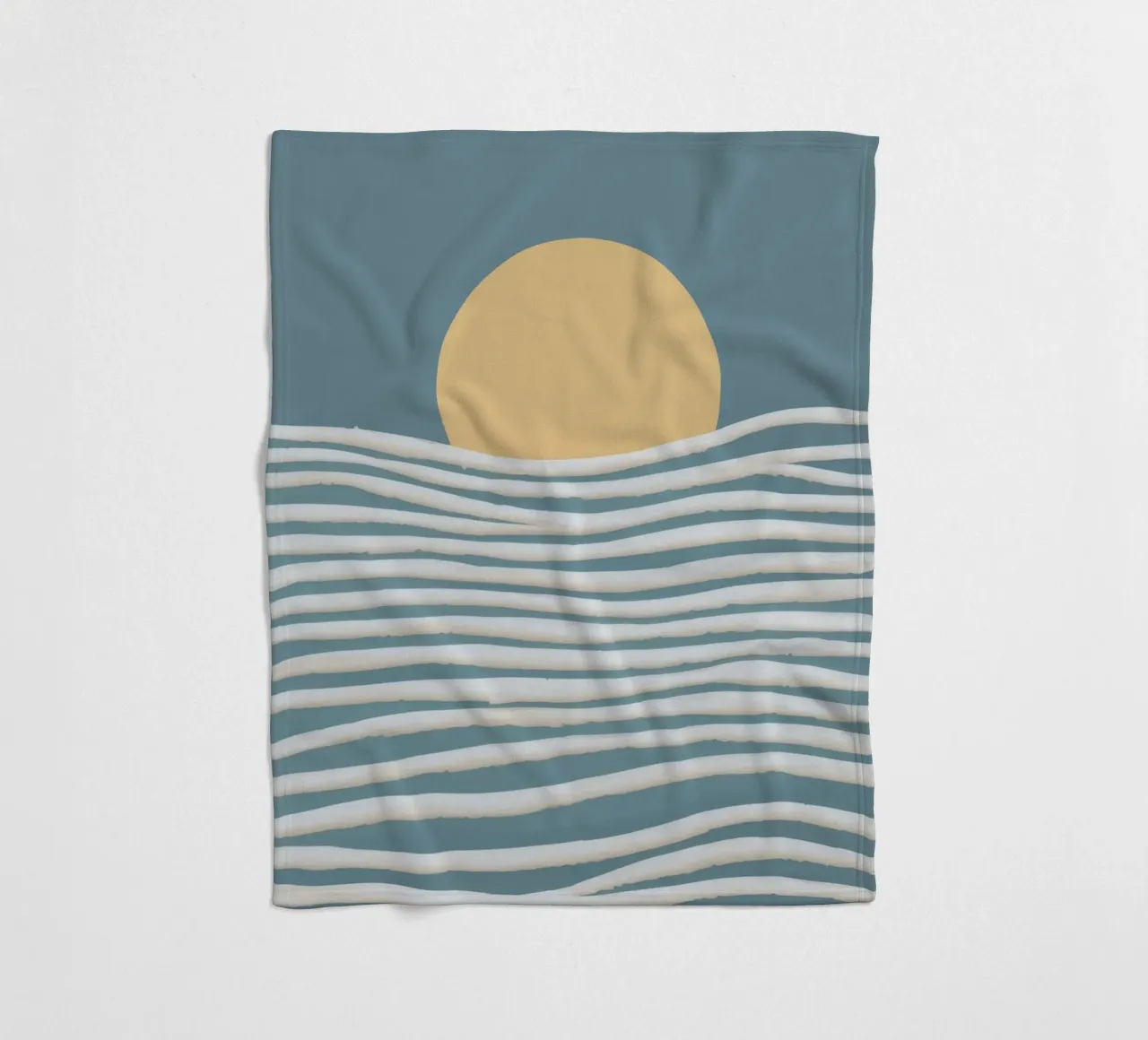 Golden Wave Cadence Fleecedecke von Stone Patina